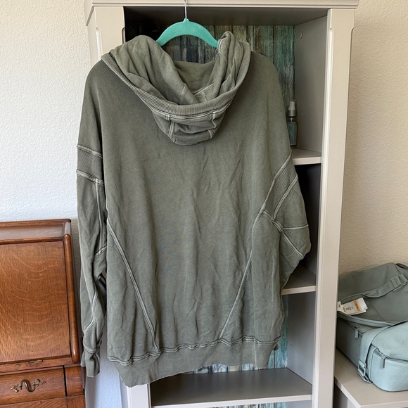FP Movement by Free People Green Zip-Up Hoodie - Picture 2 of 2